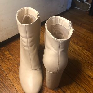 Tan booties